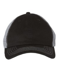 Valucap 3100 Contrast-Stitch Mesh-Back Cap – 55/45 Cotton/Polyester Bio-Washed Twill | Unstructured Low-Profile