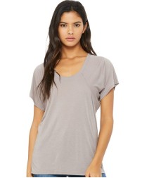 BELLA CANVAS 8801 Women's Flowy Raglan Tee – 3.7 oz. 65/35 Poly/Viscose Women's Flowy Raglan Short-Sleeve Tee | Relaxed Drapey Fit