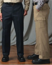 Red Kap PC76 Men's Cargo Pants – 8 oz. 100% Cotton Wrinkle-Resistant Twill, 6 Pockets | Multiple Colors