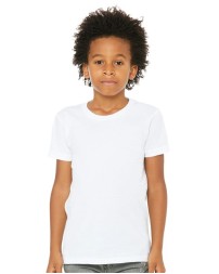 BELLA + CANVAS 3001Y Youth Jersey Tee – 4.2 oz. Airlume Cotton Classic-Fit Short-Sleeve Youth Tee | S–XL