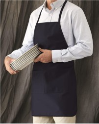 Liberty Bags 5505 Long Butcher Block Apron – 9 oz./yd², 70% polyester / 30% cotton heavy twill | Long body (>27