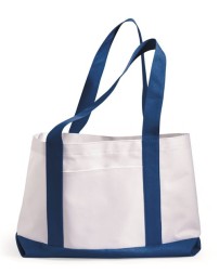 Liberty Bags 7002 P&O Cruiser Tote – 600D polyester | 18.5
