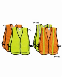 Kishigo PL-V17-V18 Unisex P-Series Mesh Work Work Vest – Unisex Non-Ansi Vest | One Size (fits most)