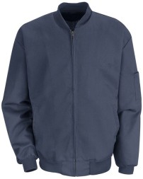 Red Kap JT36 Men's Unlined Team Jacket – 7.5 oz. 65/35 Poly/Cotton Twill, LN30 Compatible | S–3XL