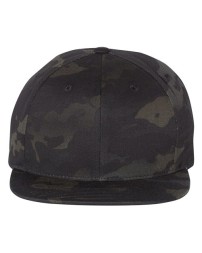 YP Classics 6089M Premium Flat Bill Snapback Cap – 80/20 Acrylic/Wool Six-Panel High-Profile