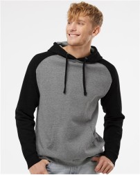 Independent Trading Co. IND40RP Unisex Raglan Hooded Sweatshirt – 7 oz. Unisex Pullover hoodie | XS–3XL