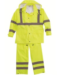 Kishigo RW110-111 Unisex Economy Full Rainsuit – Unisex Full Rainsuit (Jacket + Pants Set) | S/M–4/5XL (dual sizes) | Jacket: ANSI/ISEA 107-2015/2020 Type R Class 3 | Pants: ANSI/ISEA 107-2015/2020 Ty