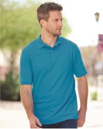 JERZEES 437MSR Men's SpotShield 50/50 Polo – 5.4 oz. Men's polo shirt | S–4XL