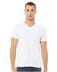 BELLA + CANVAS 3005 Unisex Jersey V-Neck Tee – 4.2 oz. Airlume Combed Ring-Spun Cotton Short-Sleeve V-Neck Tee | XS–3XL