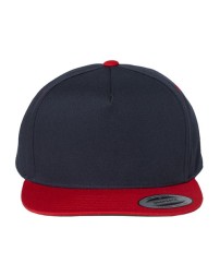 YP Classics 6007 Five-Panel Cotton Twill Snapback Cap – 100% Cotton Flat Bill High-Profile