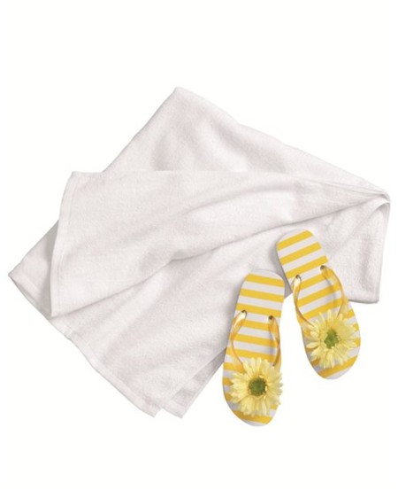 Carmel Towel Company C2858 Terry Beach Towel – 100% Cotton Terry Beach Towel | 28” x 58”