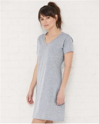 LAT 3522 Women's Fine Jersey V-Neck Coverup – Women's 4.5 oz./yd² Long-Length V-Neck Coverup | S/M–2/3XL (dual sizes)