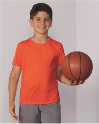 Gildan 42000B Youth Performance® T-Shirt – 5 oz. 100% Polyester | Moisture-Wicking | Odor Control | Snag-Resistance | Youth Sizing | OEKO-TEX