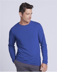 Gildan 42400 Unisex Performance® Long Sleeve T-Shirt – 5 oz. 100% Polyester | Moisture-Wicking | Odor Control | Snag-Resistance | Long Sleeve | Taped Neck & Shoulders | OEKO-TEX
