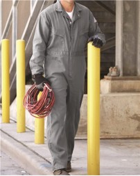 Bulwark CLD4 Men's Lightweight Deluxe Coverall – EXCEL FR ComforTouch 6 oz./yd² Sateen 88/12 Cotton/Nylon | Sizes 38–56