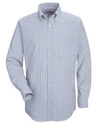 Red Kap SR70 Men's Executive Oxford Dress Shirt – 4.75 oz. 60/40 Combed Cotton/Poly, Long Sleeve | Multiple Colors