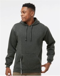 J. America 8815 Men's Tailgate Hooded Sweatshirt – 9 oz. Men's pullover hoodie | S–3XL