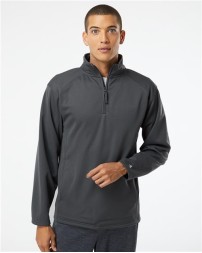 Badger 1480 Men's Performance Fleece Quarter-Zip Pullover – 7 oz. 100% Polyester Moisture-Management 1/4-Zip Training Top | XS–4XL