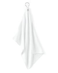 Carmel Towel Company C1518MGH Microfiber Golf Towel – 85/15 Polyester/Polyamide | Dobby Hemmed | Grommet & Hook | 15