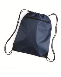 Liberty Bags 8888 Zippered Drawstring Backpack – 210D nylon | Drawstring pack sizing