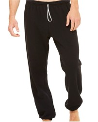 BELLA + CANVAS 3737 Unisex Sponge Fleece Long Scrunch Pants – 8 oz. 52/48 Airlume Cotton/Poly Fleece Scrunch Sweatpants | XS–2XL