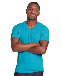 Next Level 6240 Men's CVC V-Neck T-Shirt – 4.3 oz. 60/40 Combed Cotton/Poly CVC V-Neck Tee | S–2XL