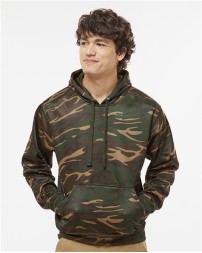 J. America 8615 Men’s Polyester Tailgate Hooded Sweatshirt – 7 oz. Men’s Pullover hoodie | S–3XL