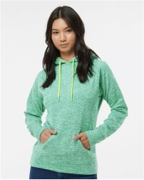 J. America 8616 Women’s Cosmic Fleece Hooded Sweatshirt – 7 oz. Women’s Pullover hoodie | S–3XL