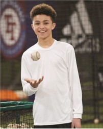 C2 Sport 5204 Youth Performance Long Sleeve T-Shirt – 3.5 oz. 100% Polyester Moisture-Management/Antimicrobial | Youth XS–XL