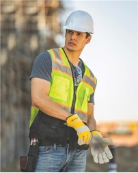 Kishigo 1515-1516 Unisex Premium Black Series Black Bottom Class 2 Vest – Unisex safety vest | S–5XL | ANSI/ISEA 107-2015/2020 Type R Class 2
