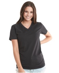 Next Level 6440 Men's Sueded V-Neck T-Shirt – 4.3 oz. 60/40 Sueded Jersey V-Neck Tee | XS–2XL