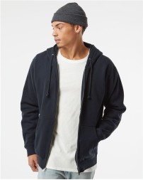 Independent Trading Co. IND4000Z Unisex Heavyweight Full-Zip Hooded Sweatshirt – 10 oz. Unisex Full-zip hoodie | XS–3XL