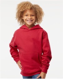 Independent Trading Co. SS4001Y Youth Midweight Hooded Sweatshirt – 8.5 oz. Youth Pullover hoodie | S–XL (Youth)