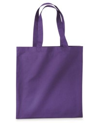 Q-Tees QTB Economical Canvas Tote – 6 oz. 100% Cotton Tote with Self-Fabric Handles | 15