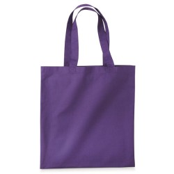 Q-Tees QTB Economical Canvas Tote – 6 oz. 100% Cotton Tote with Self-Fabric Handles | 15