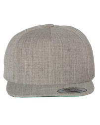 YP Classics 5089M Premium Five-Panel Snapback Cap – 80/20 Acrylic/Wool Flat Bill High-Profile