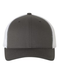 YP Classics 6606 Retro Trucker Cap – 65/35 Polyester/Cotton Six-Panel Mid-Profile Mesh Back Snapback