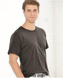Bayside 5000 Unisex USA-Made Fine Jersey T-Shirt – 4.2 oz. 100% Combed Ring-Spun Cotton Fine Jersey Tee | S–3XL