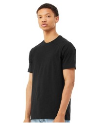 BELLA + CANVAS 3201 FWD Fashion Men's Heather CVC Raglan Tee – 4.2 oz. 52/48 Airlume Cotton/Poly Raglan Tee with Raw Edge Hem