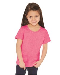 Next Level 3712 Girls' CVC Princess T-Shirt – 4.3 oz. 60/40 Cotton/Poly Girls' CVC Tee | XS(3/4)–XL(14/16)