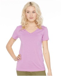 Next Level 1540 Women's Ideal V-Neck T-Shirt – Women's 4 oz./yd², 60/40 combed ring-spun cotton | XS–3XL