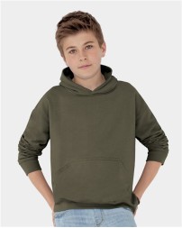LAT 2296 Youth Fleece Hoodie Sweatshirt – Youth 7.5 oz./yd² Hooded Sweatshirt | XS–XL (Youth)