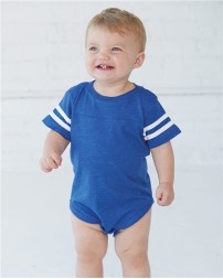Rabbit Skins 4437 Infant Football Fine Jersey Bodysuit – 4.5 oz. 60/40 CRSC Cotton/Poly | NB–24M