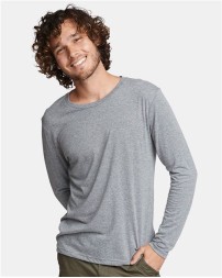 Next Level 6071 Men's Triblend Long Sleeve T-Shirt – 4.3 oz. 50/25/25 Poly/Cotton/Rayon Heather Long Sleeve Tee | XS–2XL