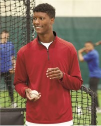 Badger 4102 Men's B-Core Quarter-Zip Pullover – 3.5 oz. 100% Polyester Moisture-Management Pullover | XS–4XL