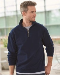 JERZEES 4528MR Unisex Super Sweats NuBlend Quarter-Zip Cadet Collar Sweatshirt – 9.5 oz. Unisex quarter-zip cadet collar sweatshirt | S–3XL