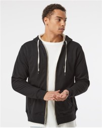 Independent Trading Co. EXP90SHZ Unisex Sherpa-Lined Hooded Sweatshirt – 7.5 oz. Unisex Full-zip sherpa hoodie | XS–2XL
