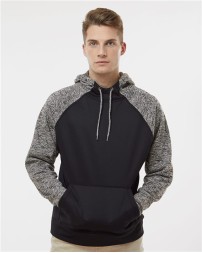 J. America 8612 Men’s Colorblocked Cosmic Fleece Hooded Sweatshirt – 7 oz. Men’s Pullover hoodie | S–3XL