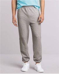 Gildan 18200 Unisex Heavy Blend™ Sweatpants – 8 oz. 50/50 Cotton/Polyester | Covered Elastic Waistband with Drawcord | Differential Rise | Elasticized Cuffs | OEKO-TEX | FLA