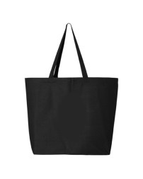 Q-Tees Q600 25L Jumbo Canvas Tote – 12 oz. Heavy Cotton Canvas with Extra-Long Handles and Reinforced Base